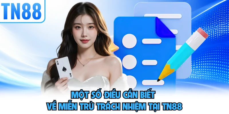 Một số điều cần biết về miễn trừ trách nhiệm tại TN88 