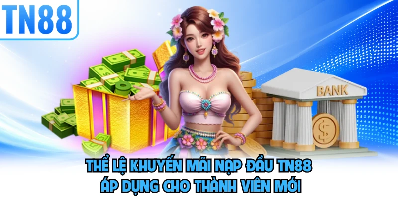 Thể lệ khuyến mãi nạp đầu TN88 áp dụng cho thành viên mới